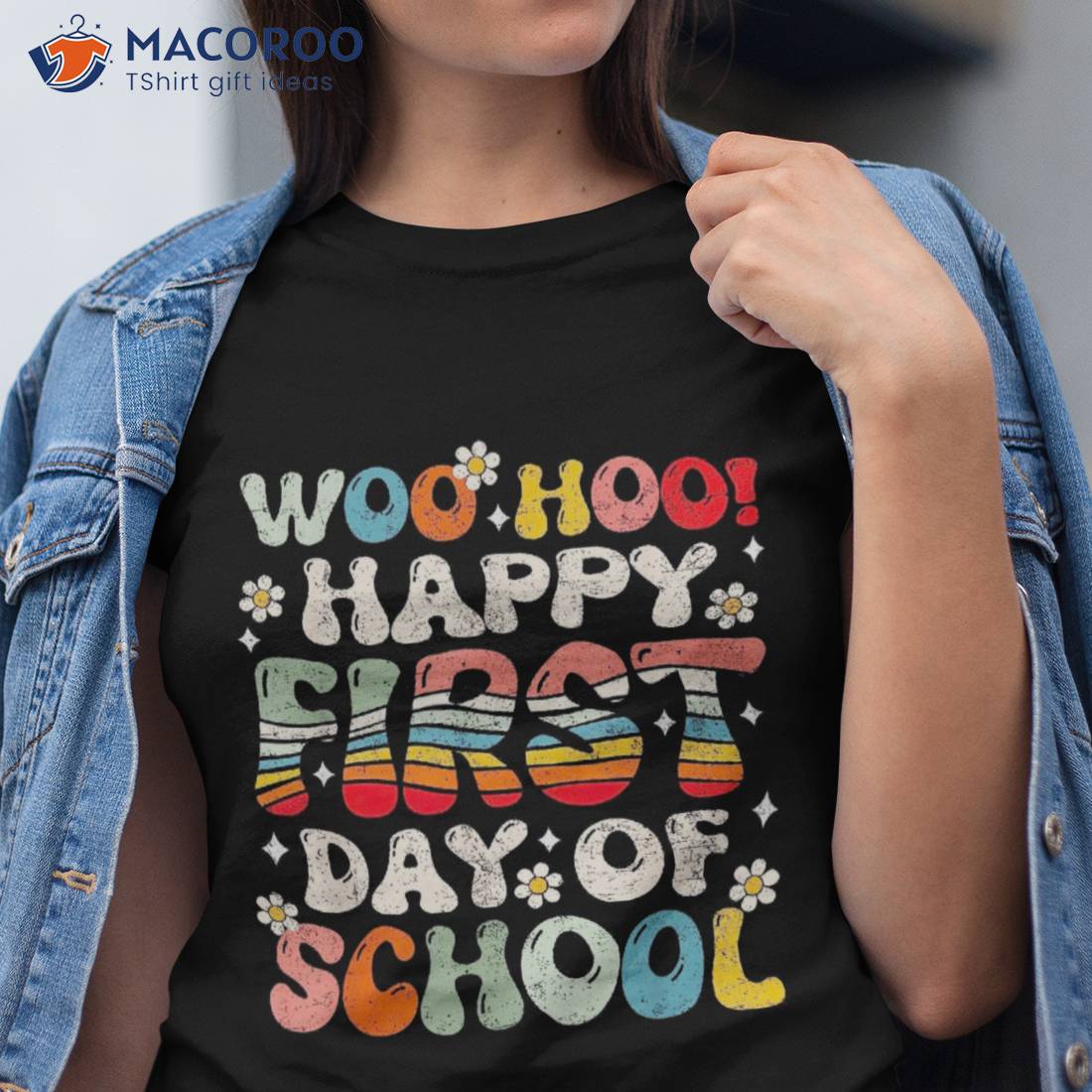 Happy First Day Of School Teachers Students Back To Shirt