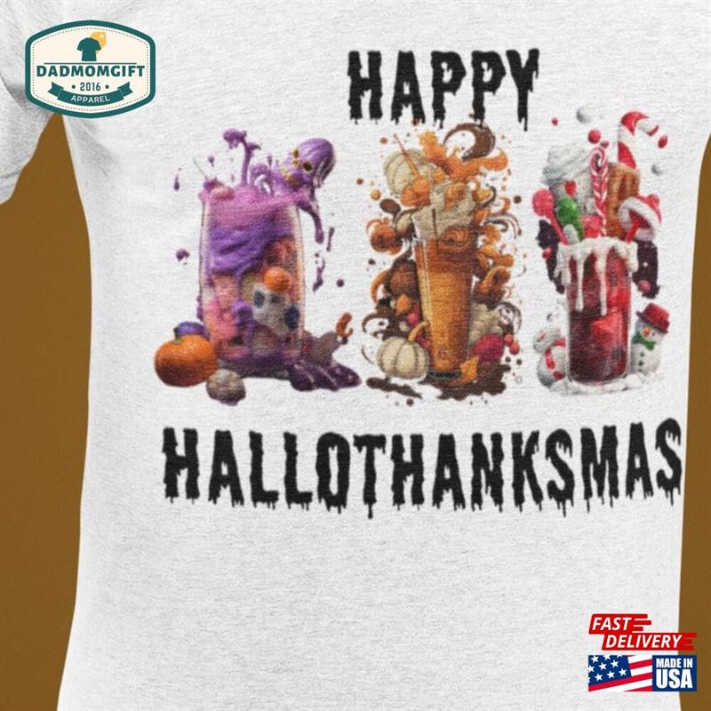 Happy Hallothanksmas Pod Classic T-Shirt