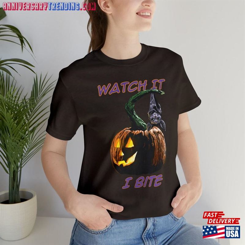 Happy Halloween Party Cute Bat Tee October Season Pumpkin Shirt T-Shirt Sweatshirt