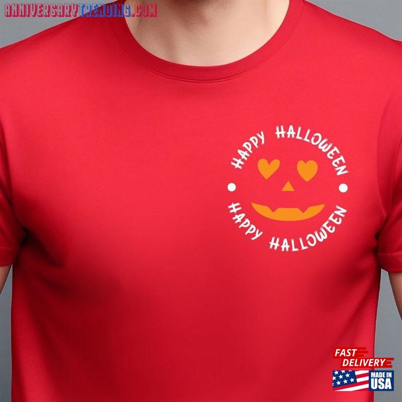 Happy Halloween Shirt Spooky Season Smile Unisex Classic