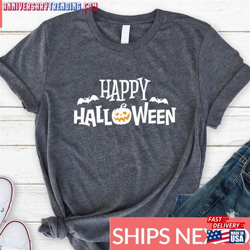 Happy Halloween Shirt Witch Party T-Shirt Unisex