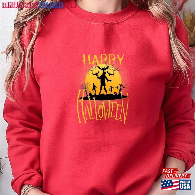 Happy Halloween Sweatshirt Hocus Pocus Shirts Sanderson Sisters T-Shirt Unisex