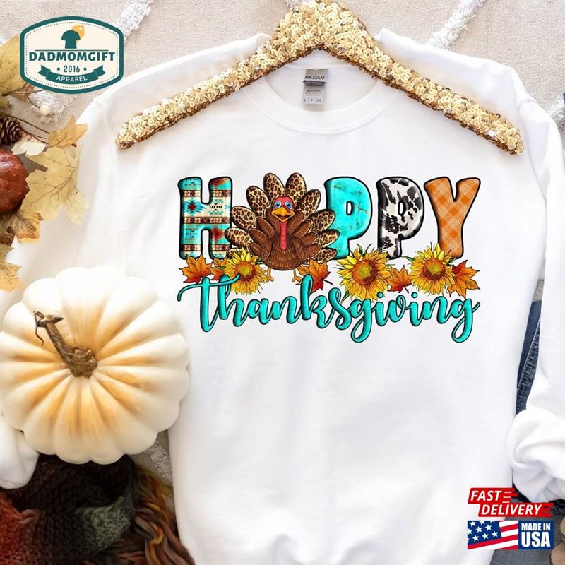 Happy Thanksgiving Turkey Shirt Unisex T-Shirt