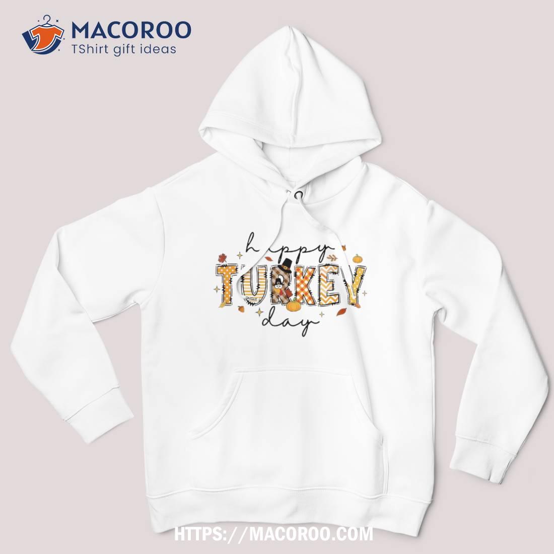 Happy Turkey Day Cute Thanksgiving Shirts Kids Shirt