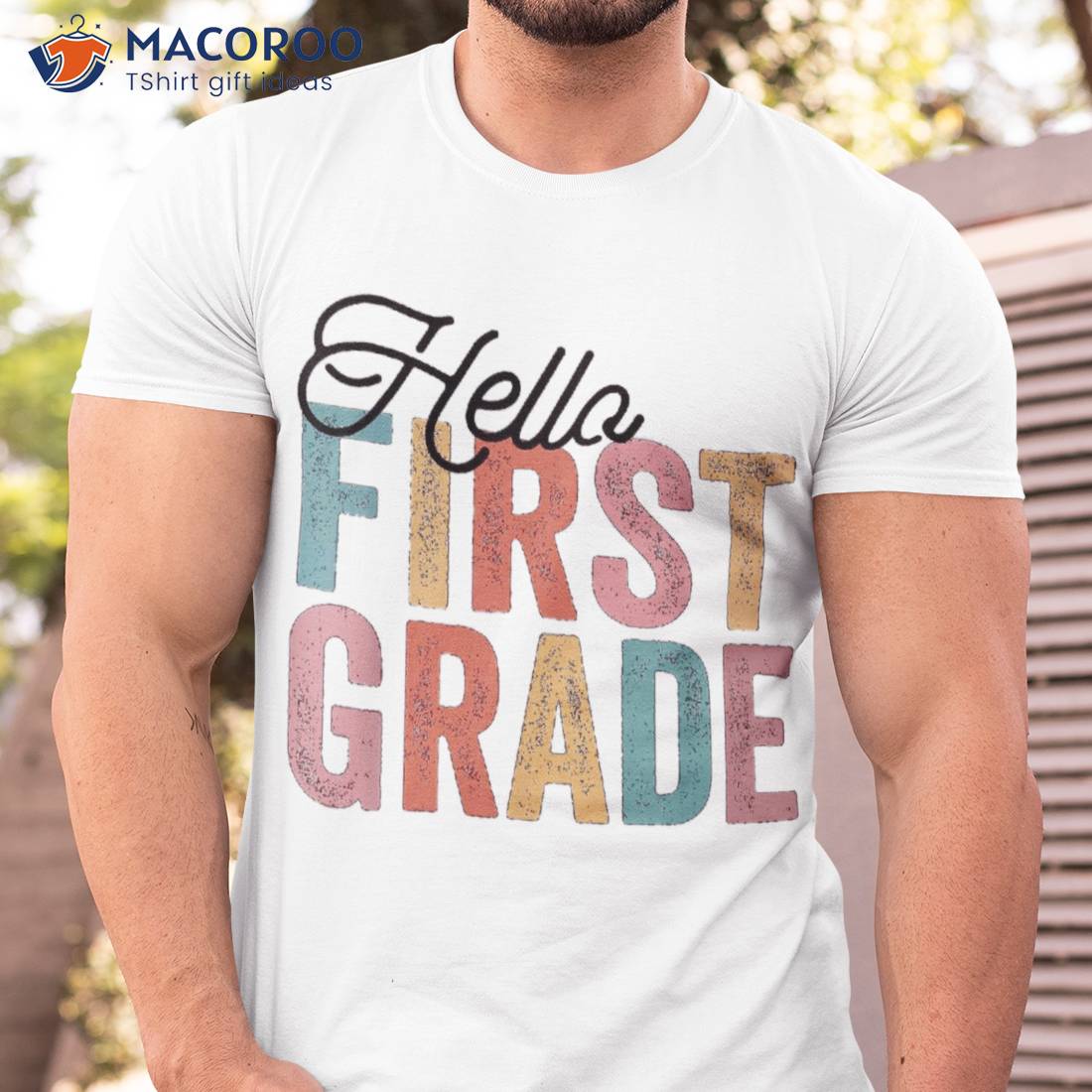 Hello 1st First Grade Back To School Students Teacher Shirt