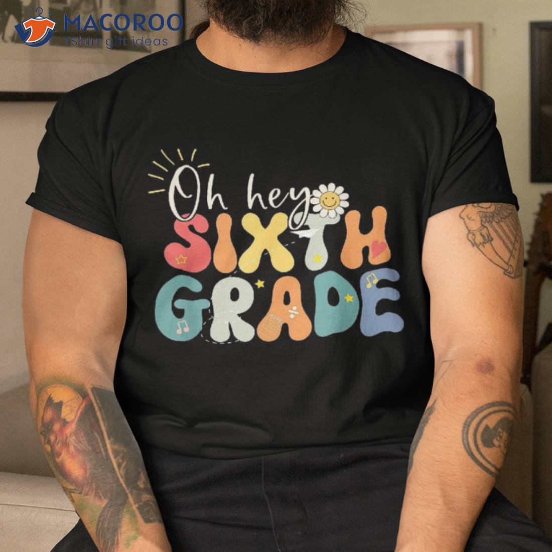 Hello 6th Grade Teacher Student Back To School Shirt