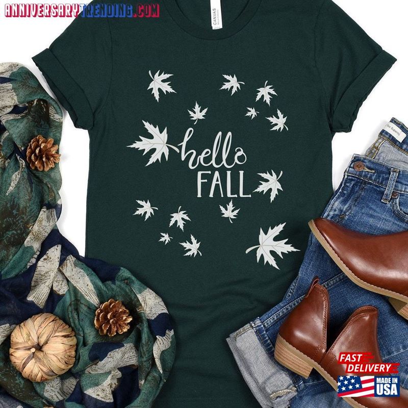 Hello Fall Shirt T-Shirt Classic