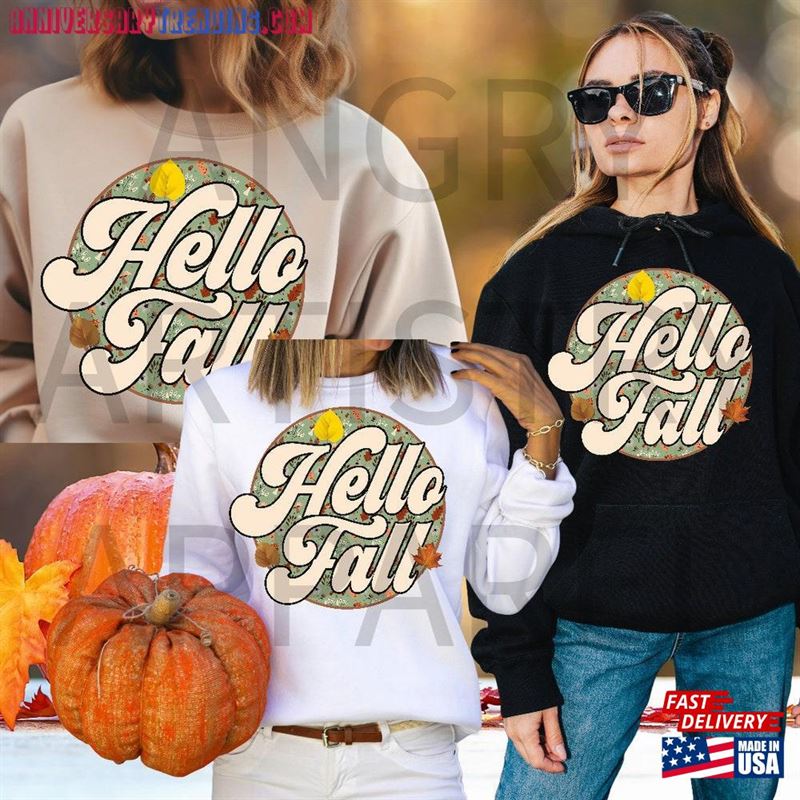 Hello Fall Sweatshirt Classic T-Shirt