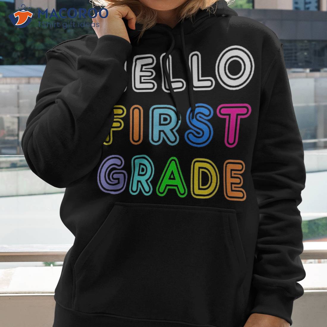 Hello First Grade Team Back To School Students Teacher Kids Shirt