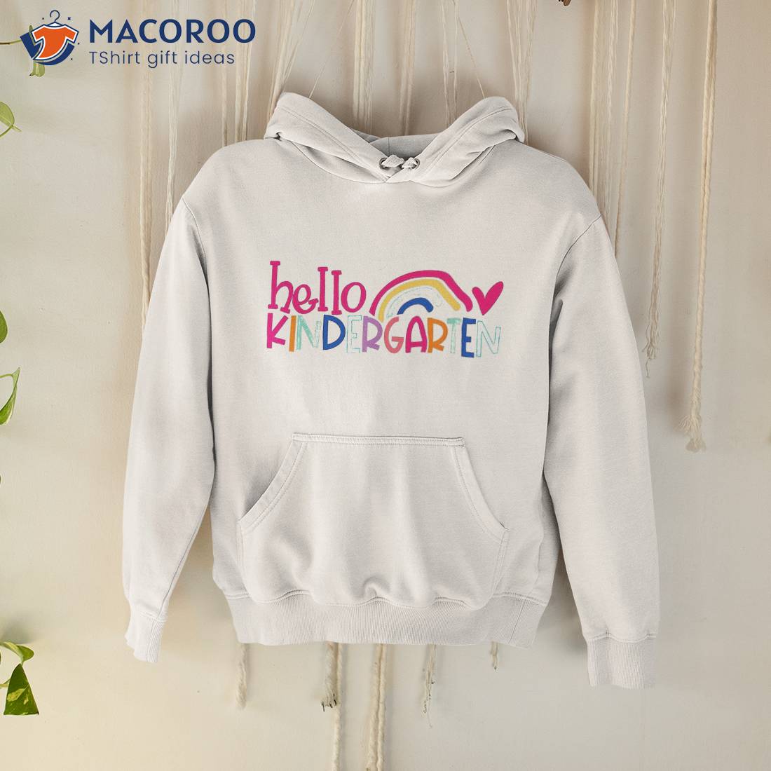 Hello Kindergarten Rainbow Teacher Student Back To School Shirt