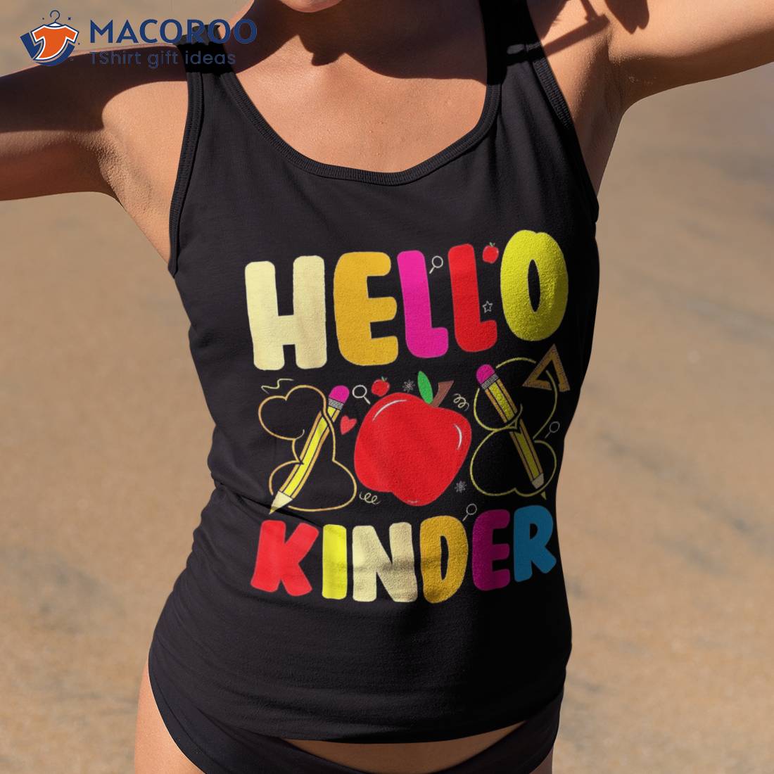 Hello Kindergarten Teacher Student Kids Back To School Gift Shirt