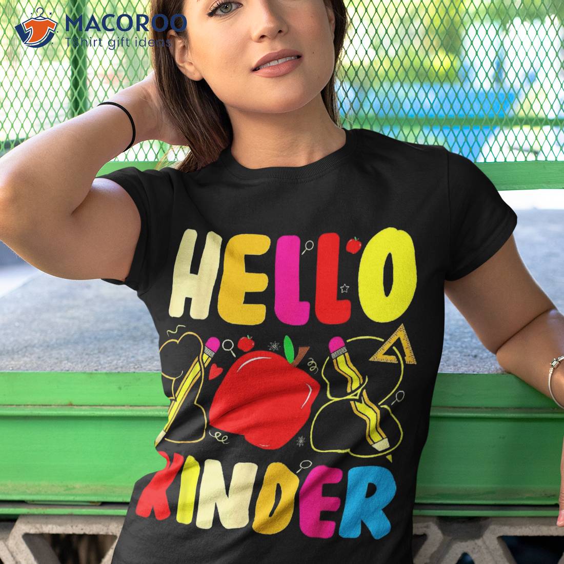 Hello Kindergarten Teacher Student Kids Back To School Gift Shirt