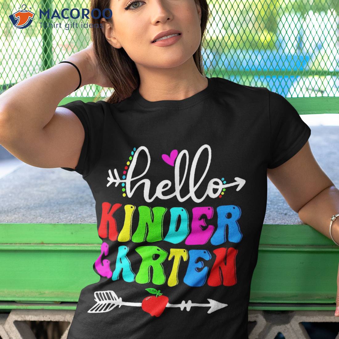 Hello Kindergarten Teacher Student Team Happy Back To School Shirt