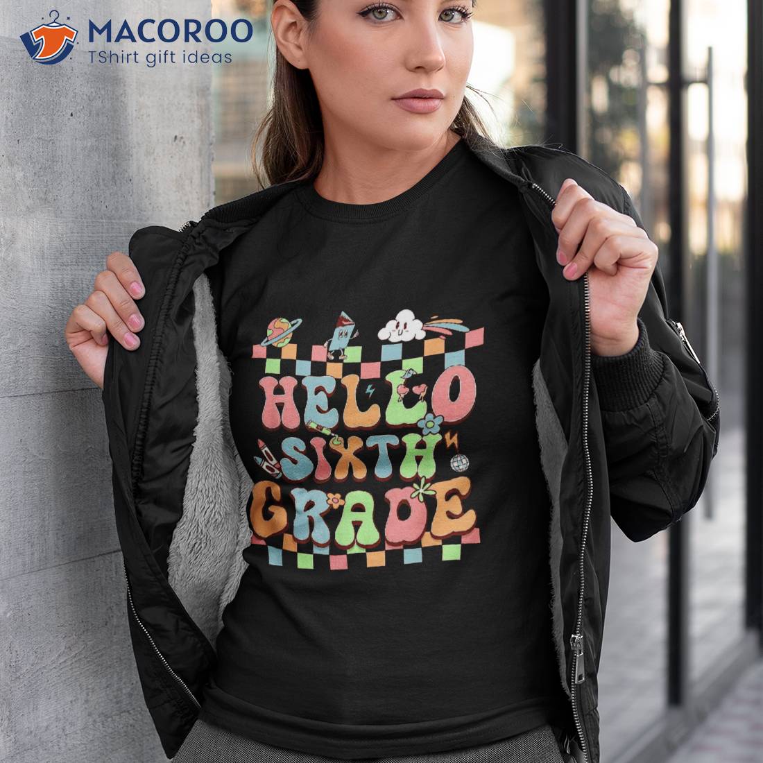 Hello Sixth Grade Teacher 6th Back To School Girls Shirt