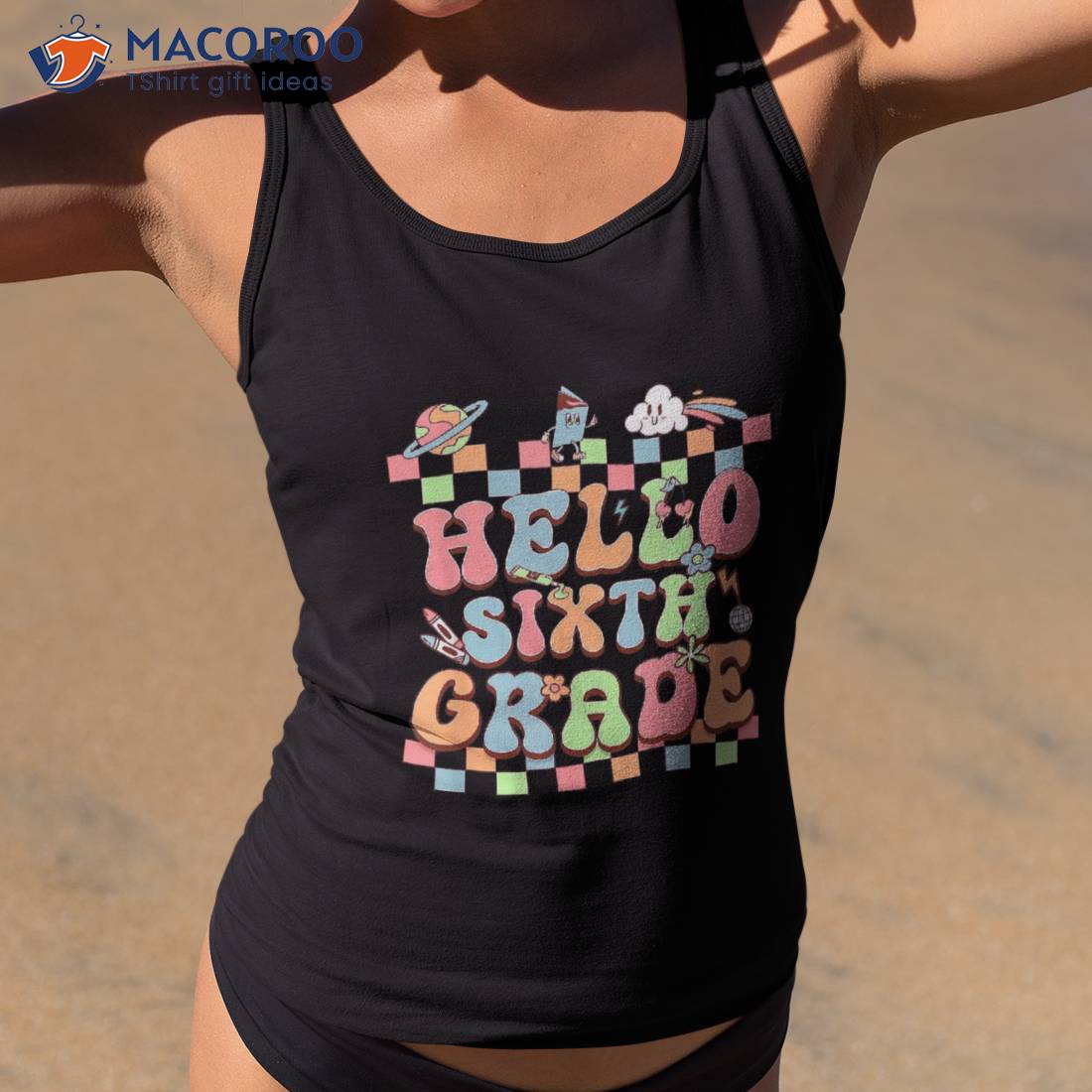 Hello Sixth Grade Teacher 6th Back To School Girls Shirt