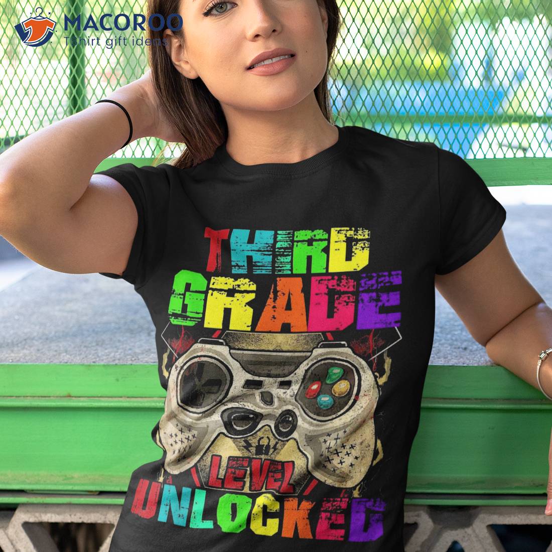 Hello Third Grade Level Unlocked Video Game Back To School Shirt