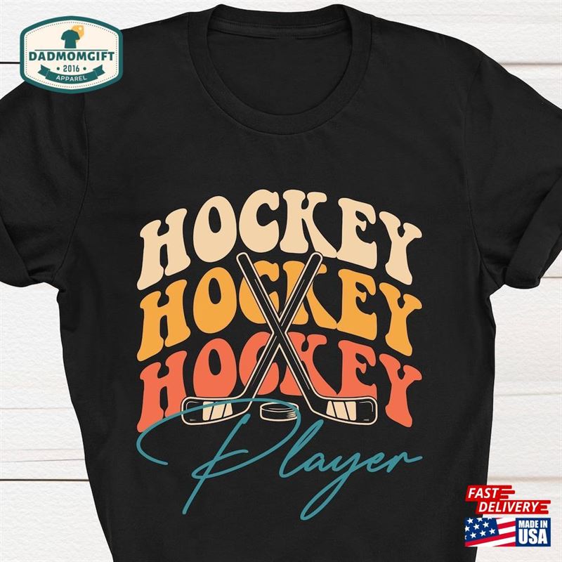 Hockey T-Shirt Sports Lovers Outdoor Games Football Basketball Team Classic Sweatshirt