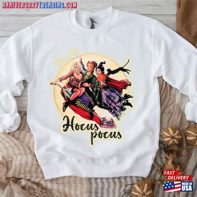 Hocus Pocus Sweatshirt Halloween Costume Fall Party Shirt T-Shirt