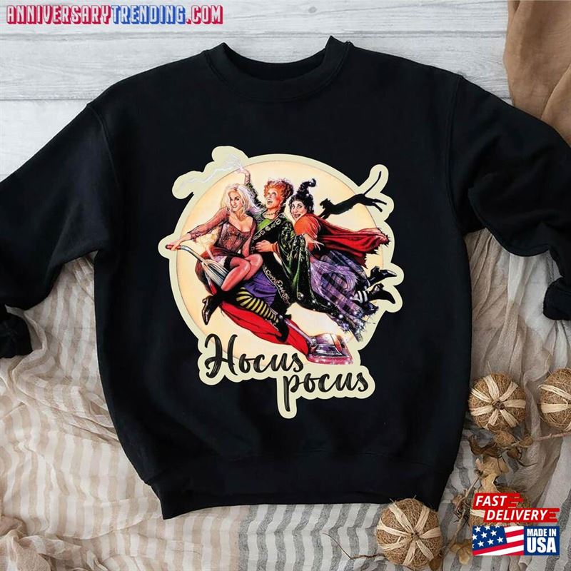 Hocus Pocus Sweatshirt Halloween Costume Fall Party Shirt T-Shirt