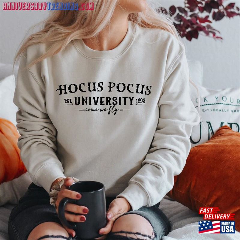 Hocus Pocus University Sweatshirt Halloween T-Shirt Hoodie