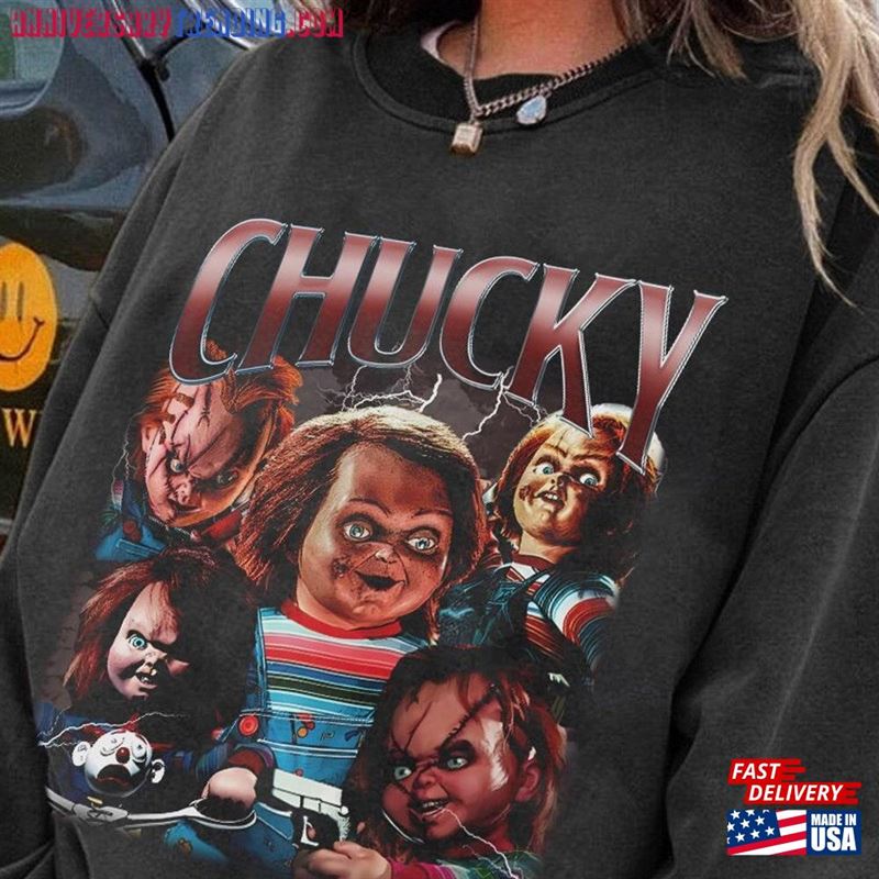 Horror Movie Sweatshirt Chucky Sweater Shirts Classic