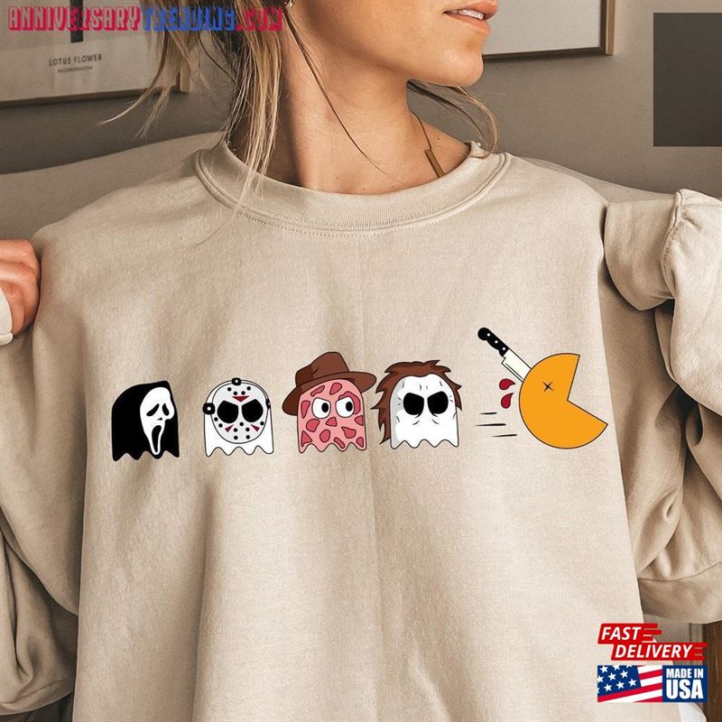 Horror Movie Sweatshirt Scary Halloween Shirt Funny T-Shirt Classic