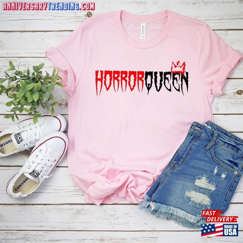 Horror Queens Shirt Sweatshirt Women Halloween Queen Sostume Classic Unisex