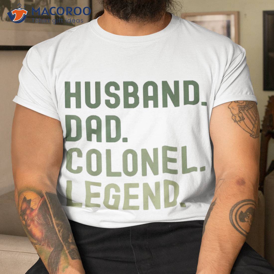 Husband Dad Colonel Legend Lieutenant Father’s Day Shirt