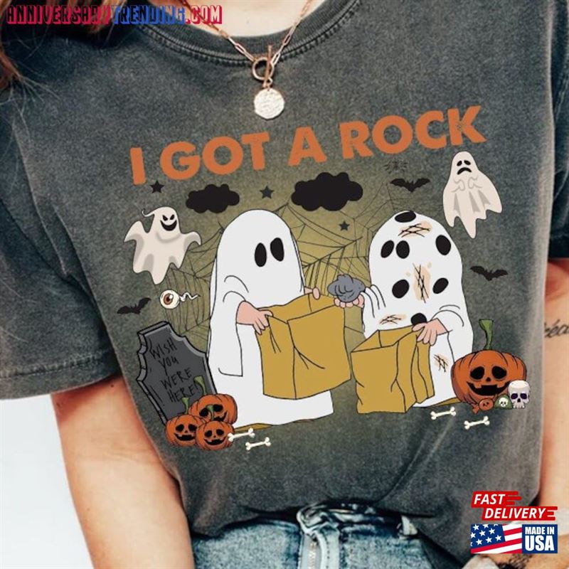 I Got A Rock Halloween Shirt Meme Witch Hoodie T-Shirt