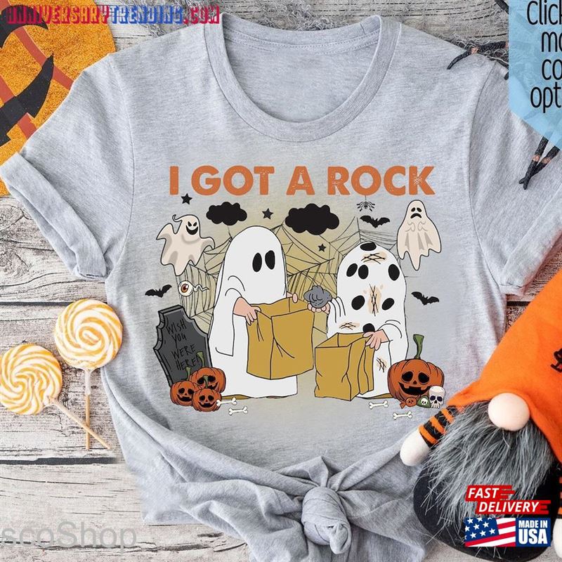 I Got A Rock Halloween Shirt Meme Witch Hoodie T-Shirt