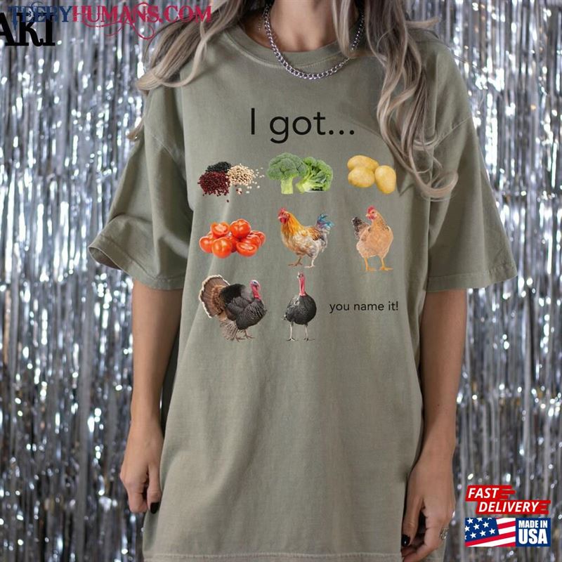 I Got Greens Beans Potatoes Food Thanksgiving Shirt Turkey Day Outfit Classic T-Shirt