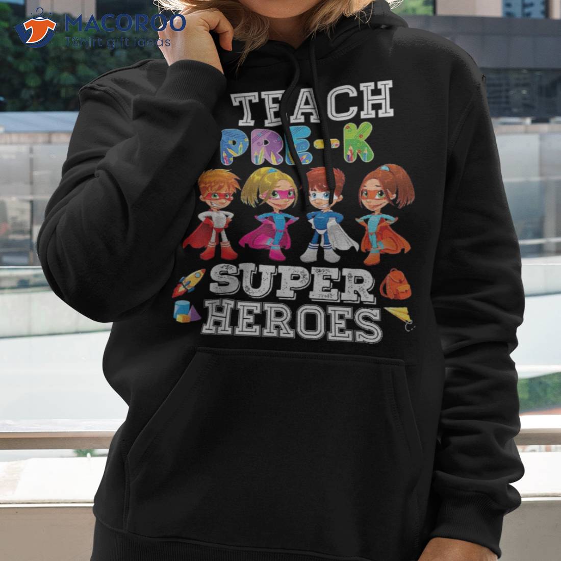 I Teach Pre-k Superheroes Shirt Back To School Teacher Kid