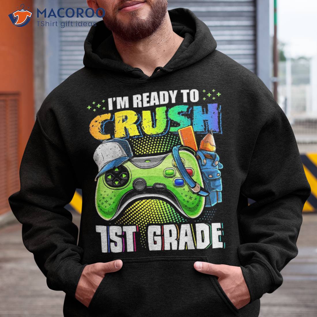 I’m Ready To Crush 1st Grade Back School Video Game Boys Shirt