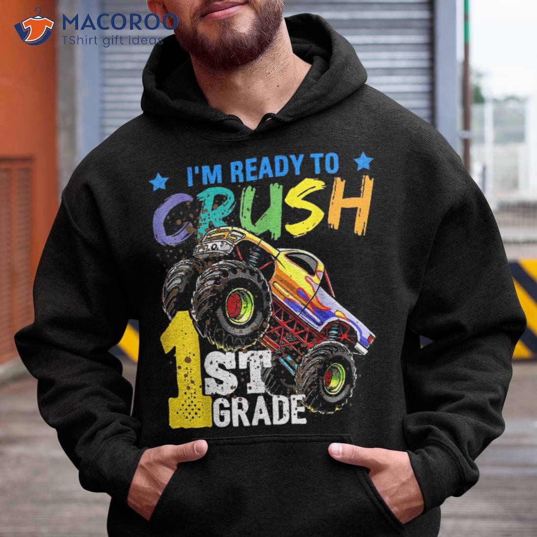 I’m Ready To Crush 1st Grade T Rex Dinosaur Back School Shirt