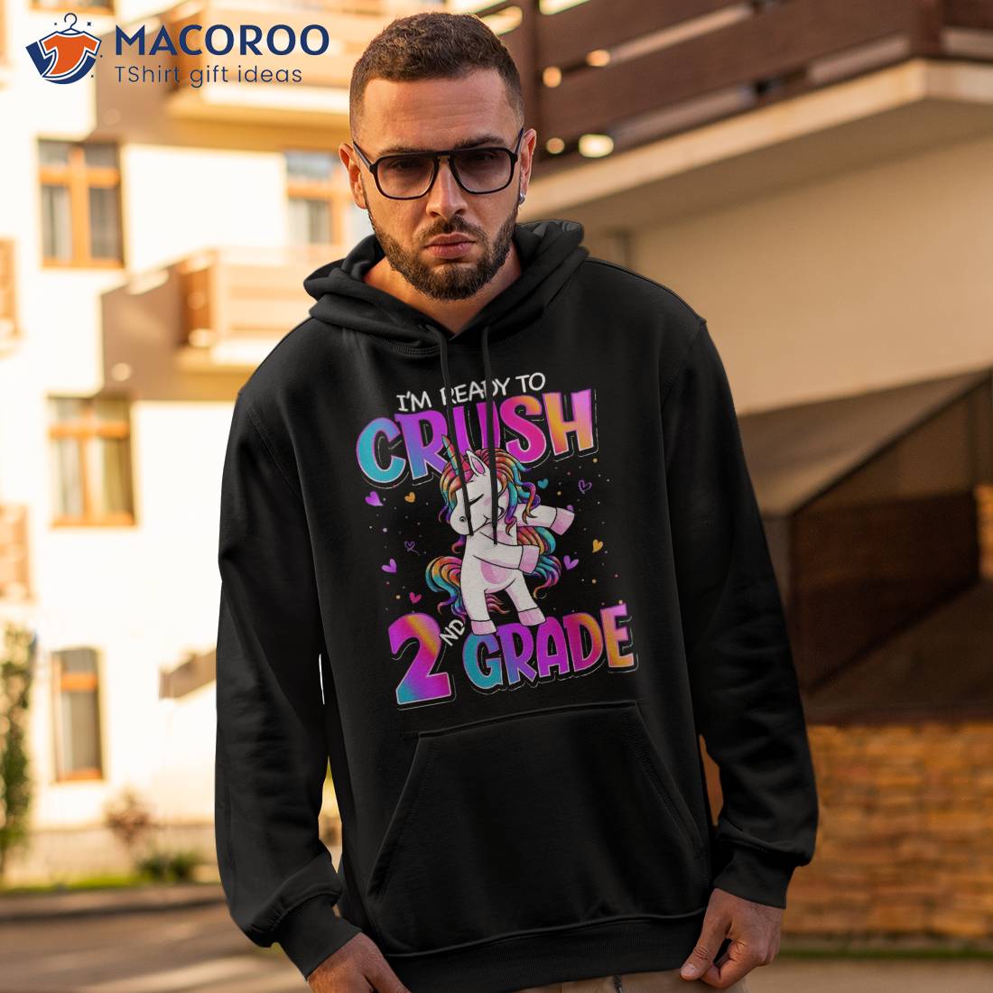 I’m Ready To Crush 2nd Grade Unicorn Back School Girls Shirt