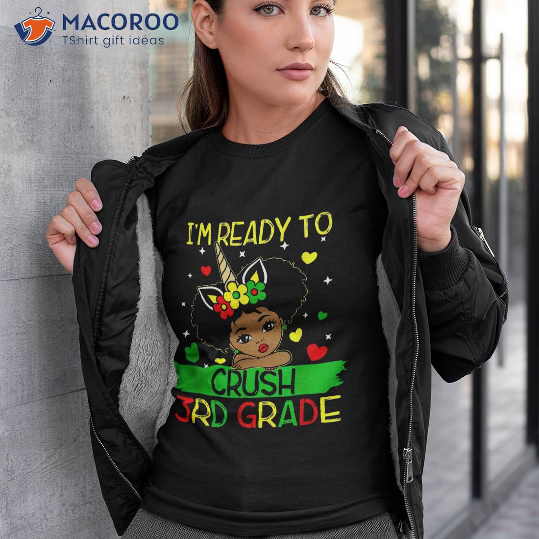 I’m Ready To Crush 3rd Grade Black Girls Back School Shirt