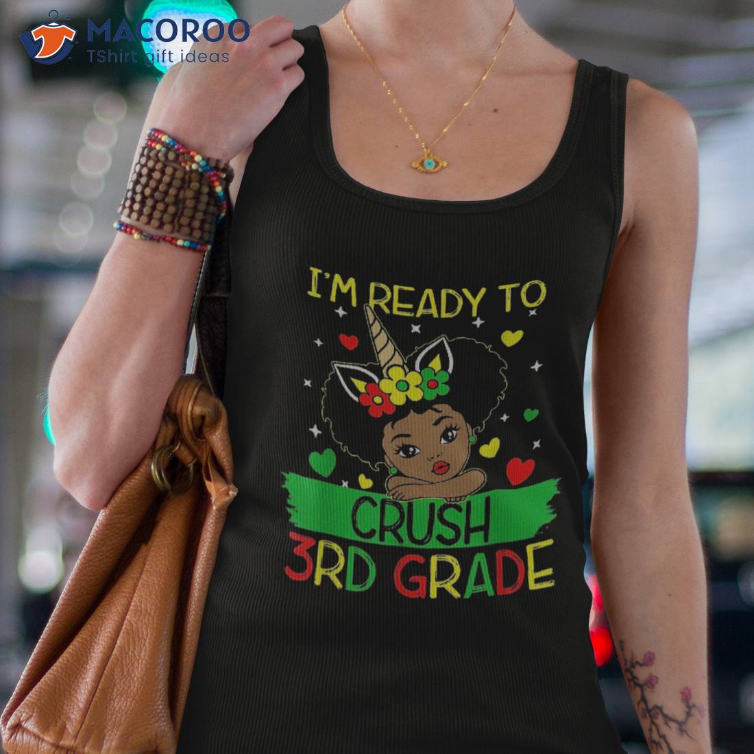 I’m Ready To Crush 3rd Grade Black Girls Back School Shirt