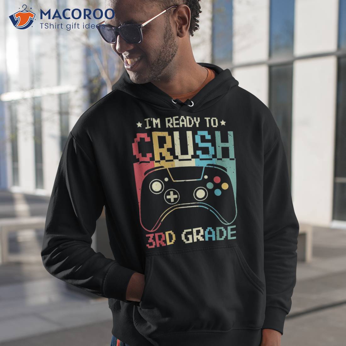 I’m Ready To Crush 3rd Grade Video Games Back School Boys Shirt