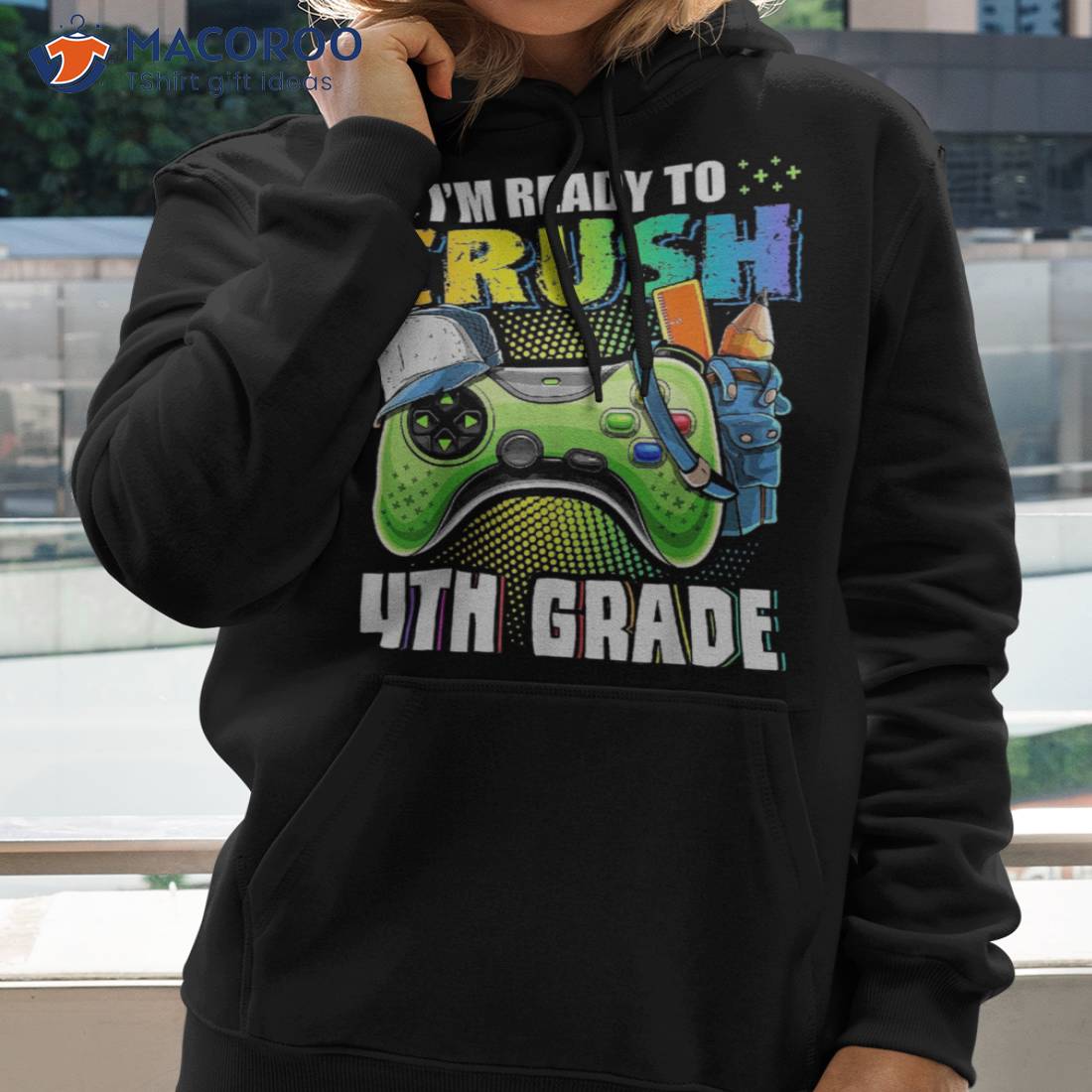 I’m Ready To Crush 4th Grade Back School Video Game Boys Shirt