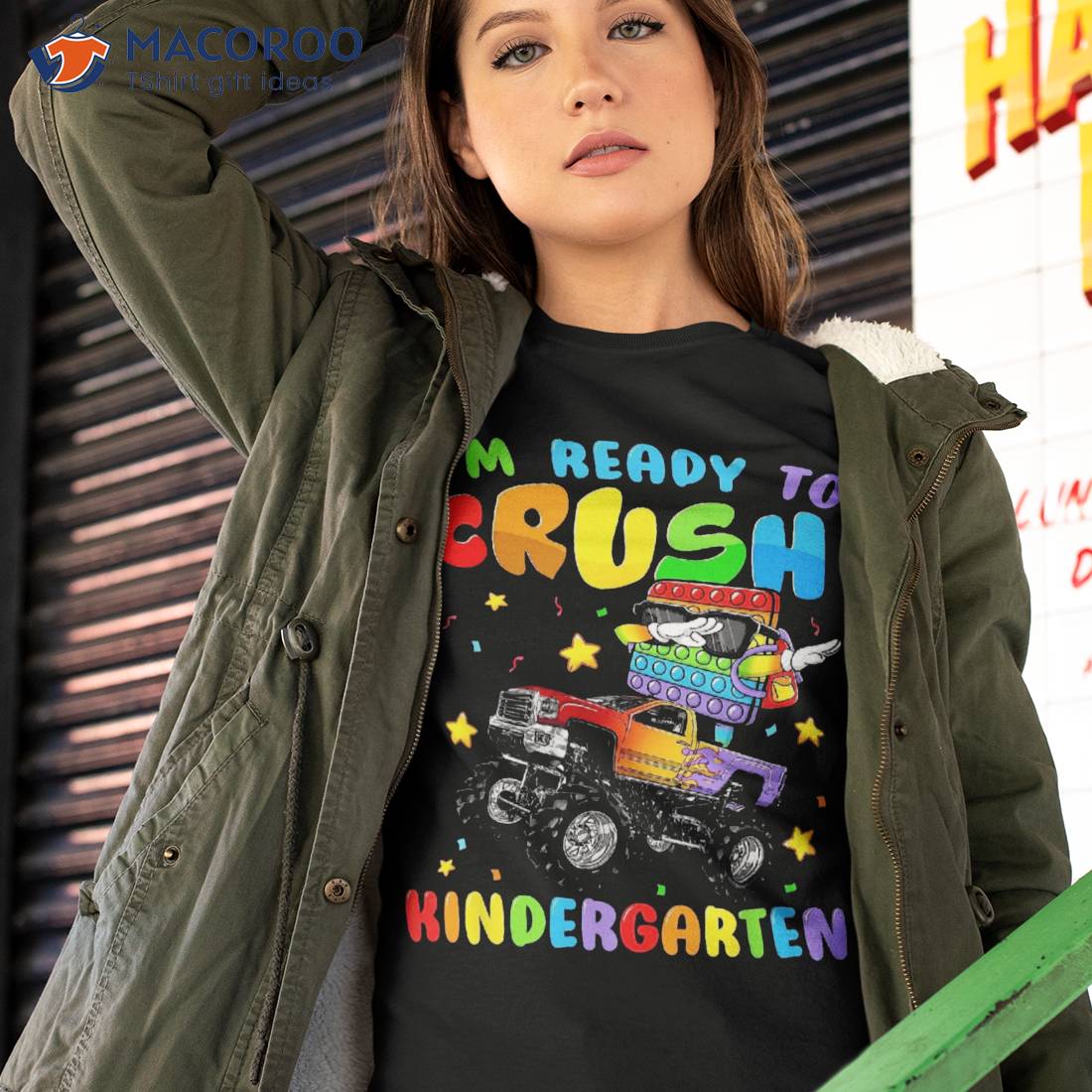 I’m Ready To Crush Kindergarten Monster Truck Back School Shirt