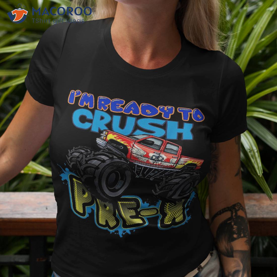 I’m Ready To Crush Pre K Back School Monster Truck Shirt