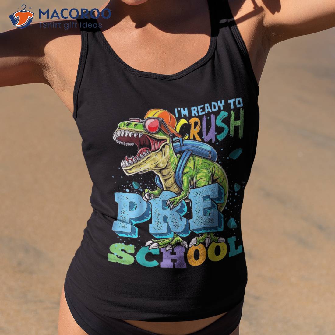 I’m Ready To Crush Pre School Monster Truck Back Shirt