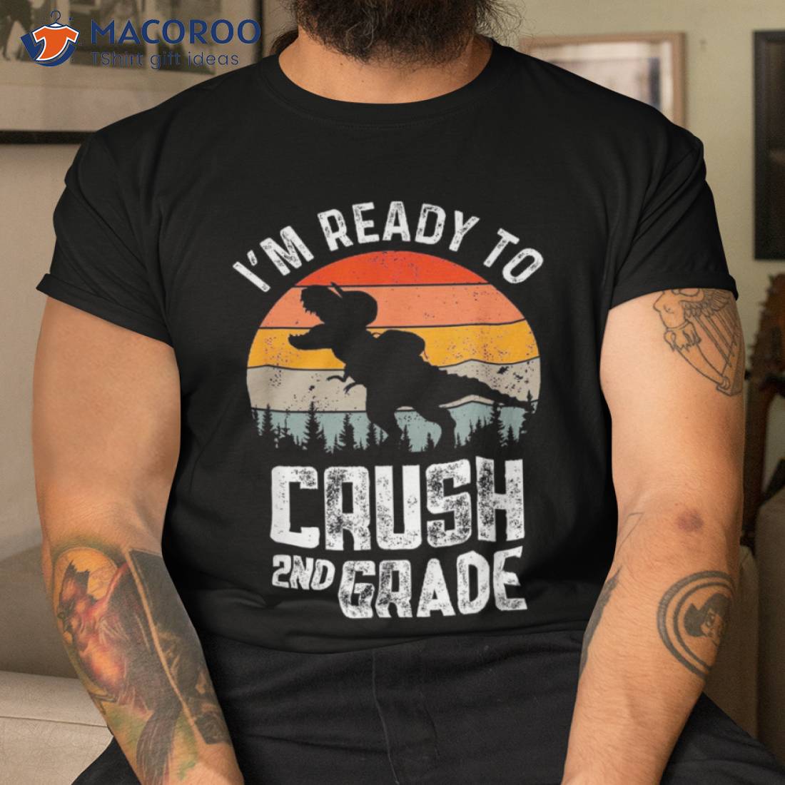 I’m Ready To Crush Second Grade 1st Day Back School Kids Shirt