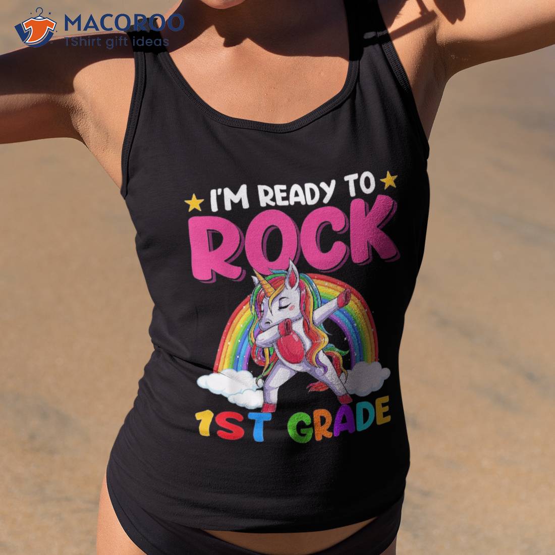 I’m Ready To Rock 1st Grade Unicorn Back School Shirt