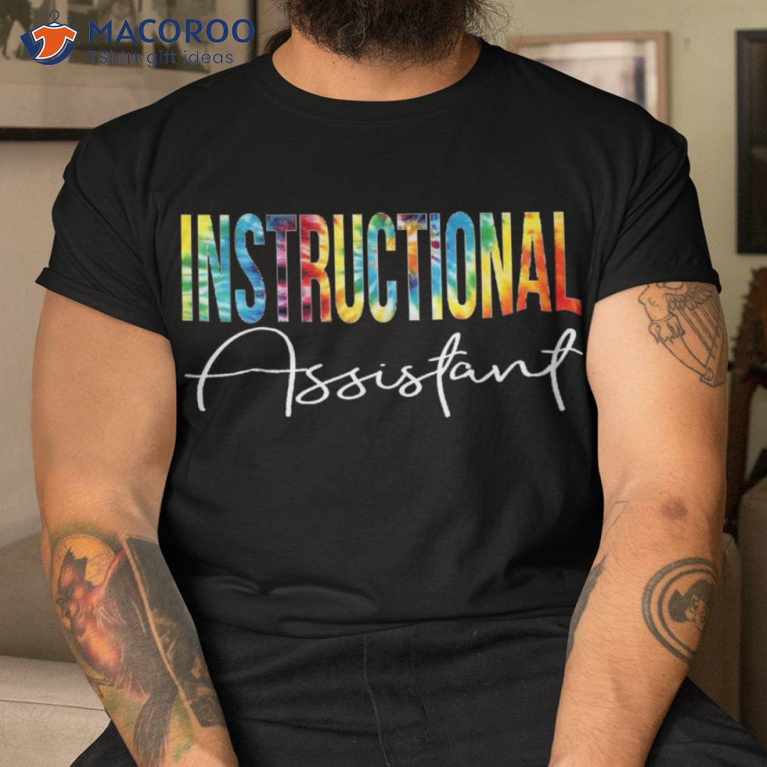 Instructional Assistant Tie Dye Appreciation Back To School Shirt