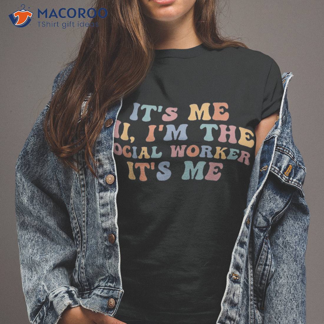 Its Me Hi Im The Social Worker Retro Teacher Back To School Shirt