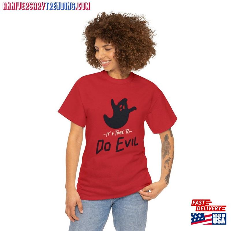 It’s Time To Do Evil Tee Halloween T-Shirt Classic