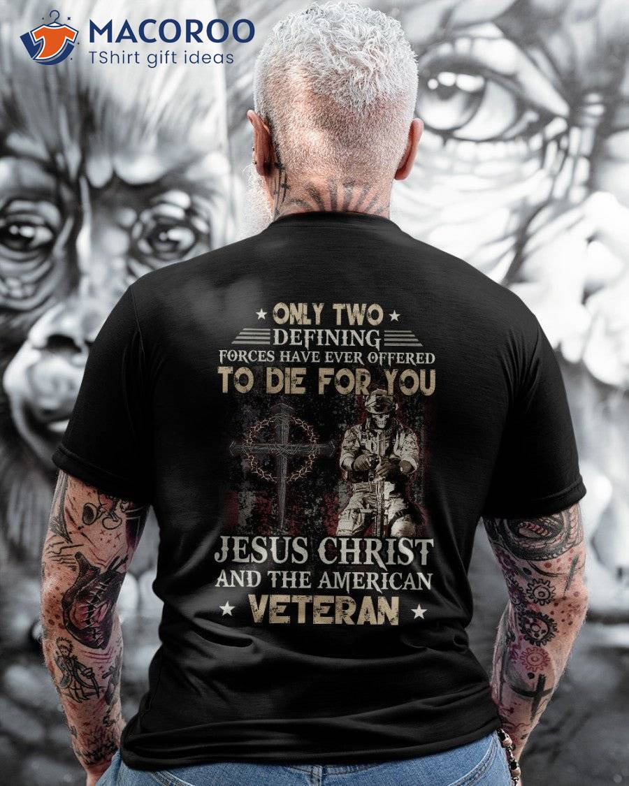 Jesus Christ And The American Veteran Standard Shirt