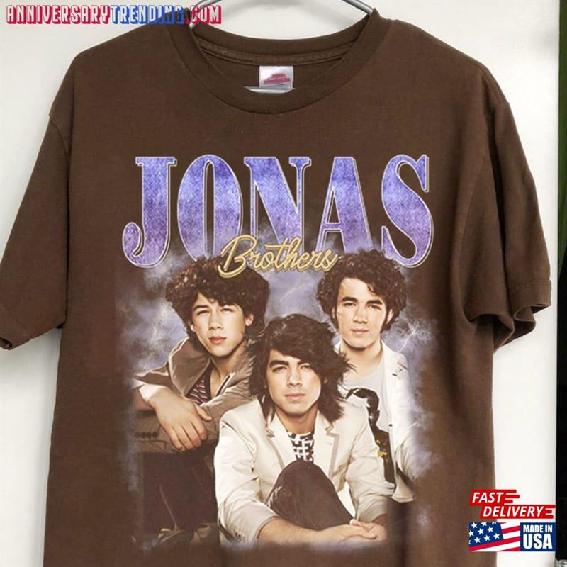 Jonas Brothers Vintage Tee Concert 2023 Retro Unisex Gift 90 Hoodie Sweatshirt