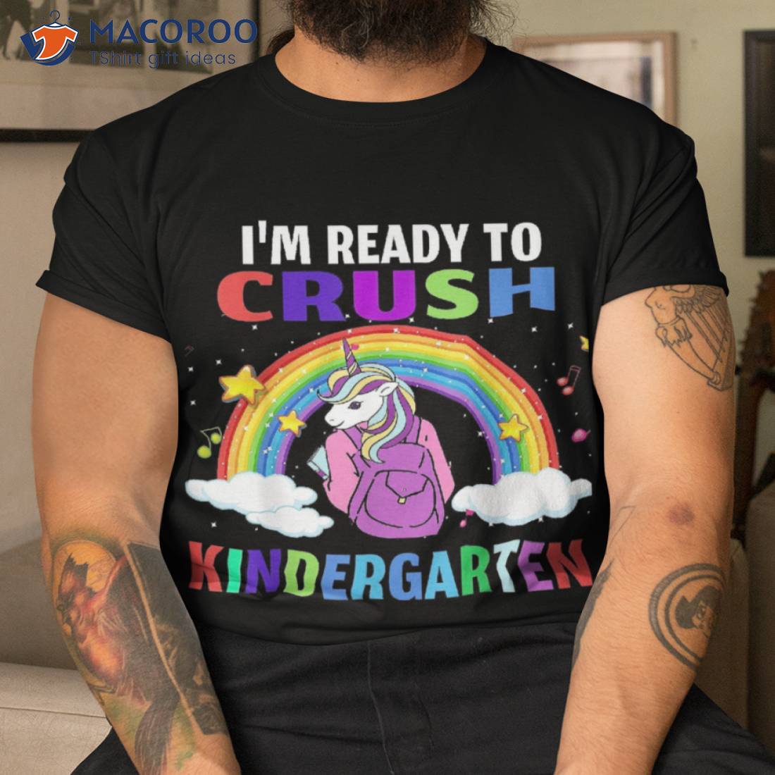 Kids I’m Ready To Crush Kindergarten Unicorn Back School Shirt